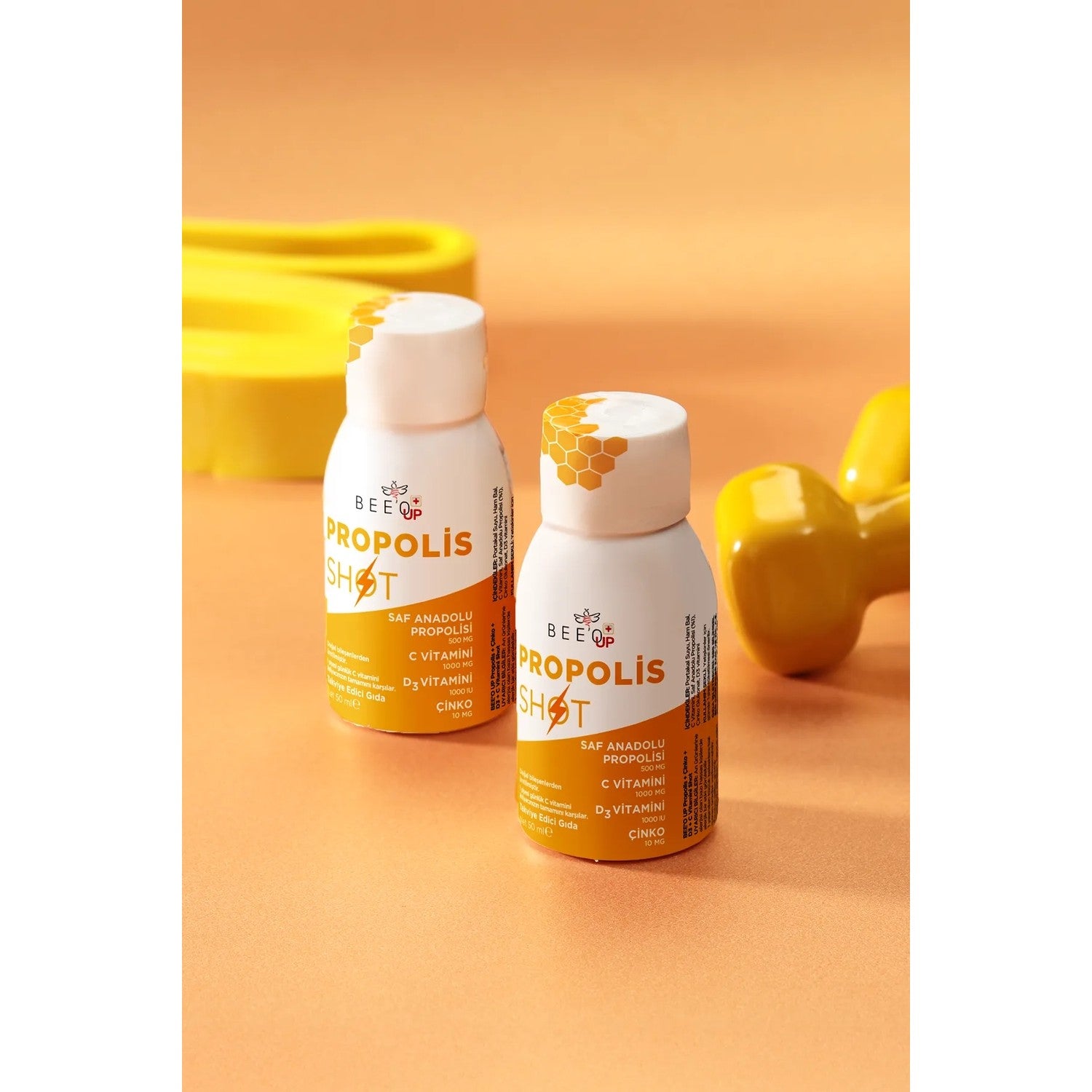 BEE'O Propolis Zinc D3+C Vitamin Shot 12 Pieces - MALLTURK