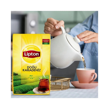 Lipton Dogu Karadeniz 1000 g x 4 bergamot flavored black tea Kalitesi with natural flavor - MALLTURK