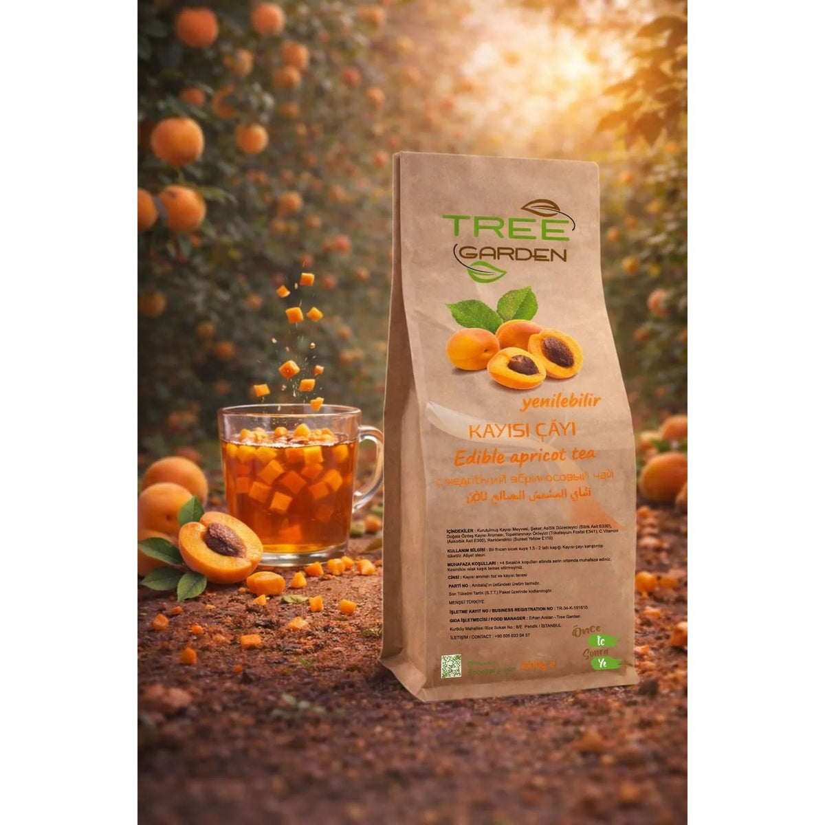 Tree Garden Yenilebilir Kayisi tea 1000 g - MALLTURK