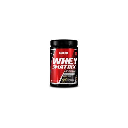 Hardline Nutrition Whey 3 Matrix Protein Powder Chocolate Flavored 454 gr - MALLTURK
