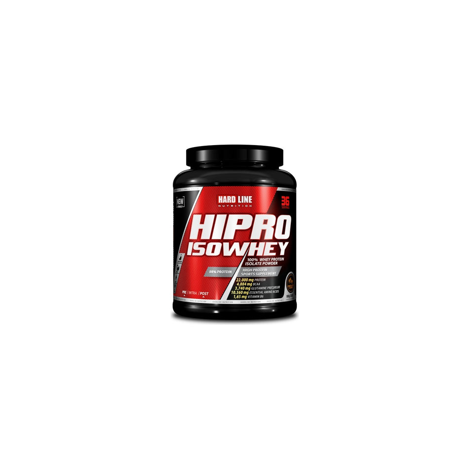 Hardline Nutrition Hipro Isolated Whey Protein Chocolate Flavored 908 Gr - MALLTURK