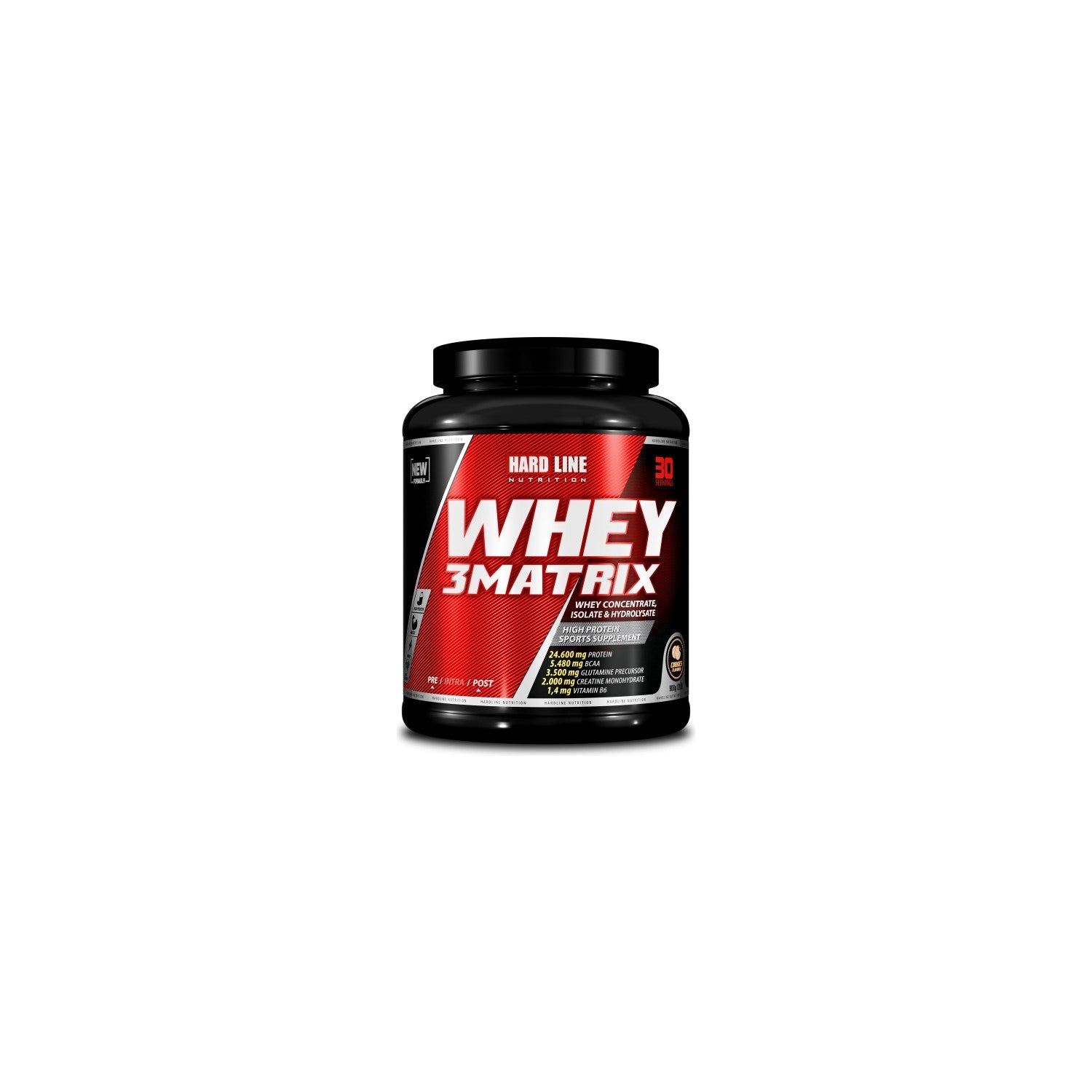Hardline Nutrition Whey3 Matrix 908g Cookies Flavored - MALLTURK