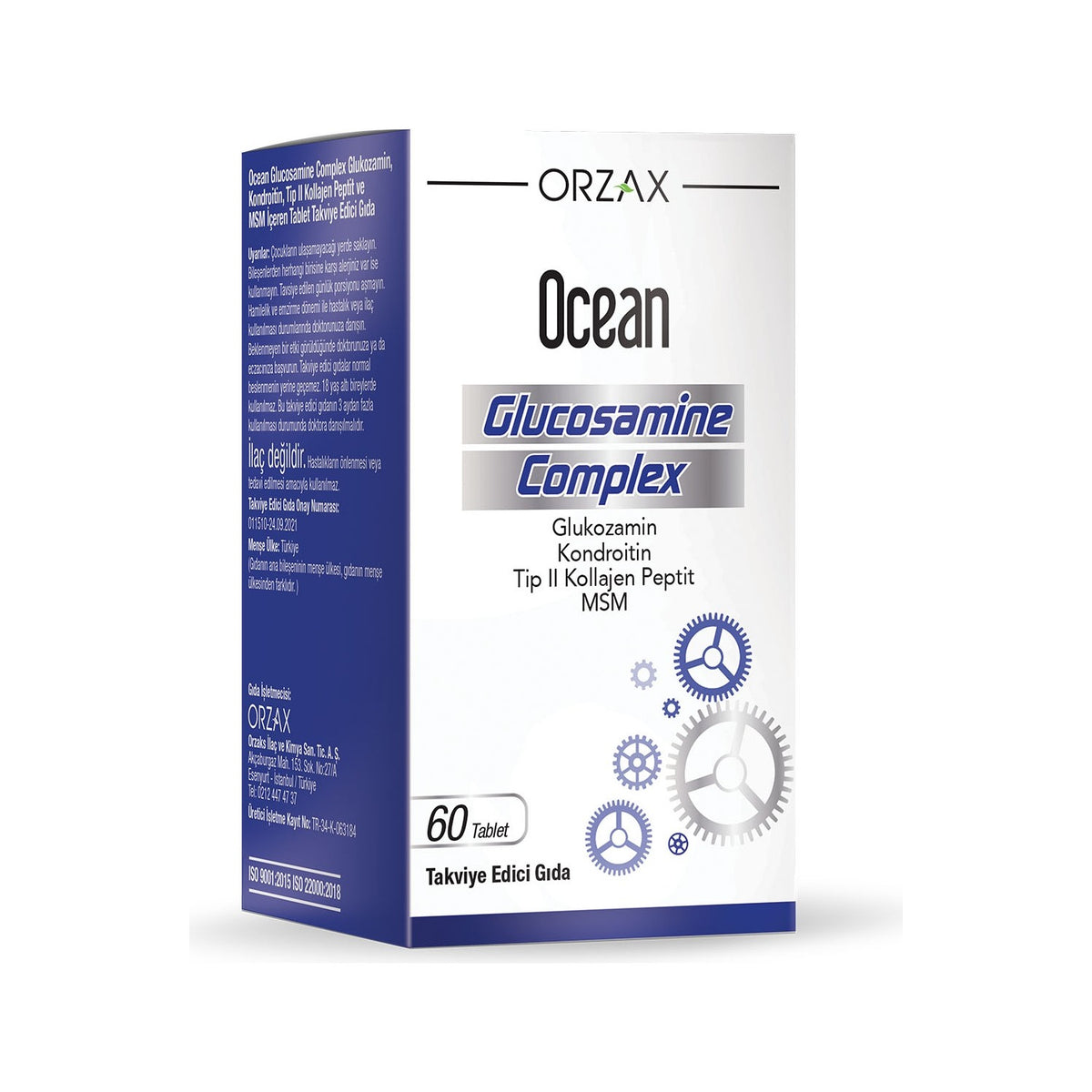 Orzax Ocean Glukozamin Komplex 60 Tablet - MALLTURK