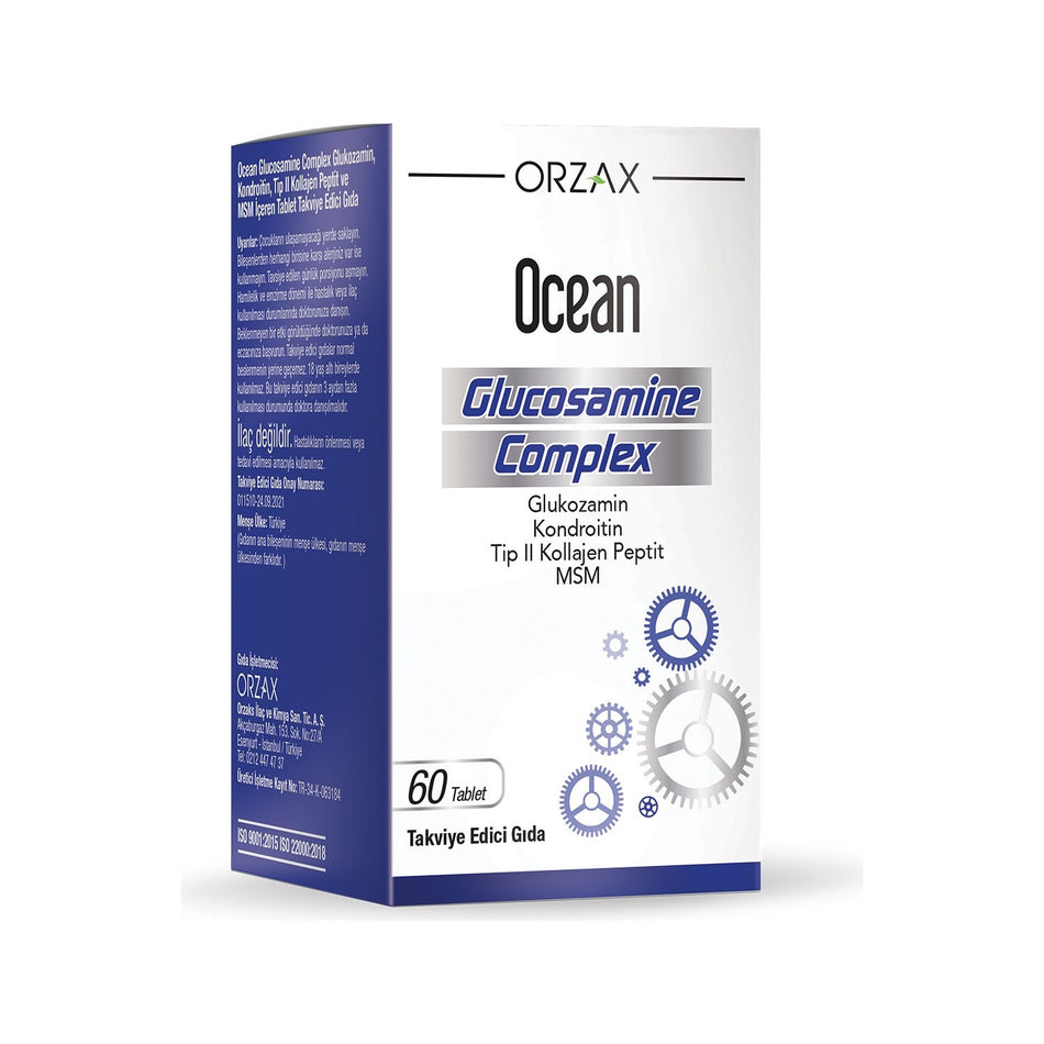 Orzax Ocean Glukozamin Komplex 60 Tablet - MALLTURK