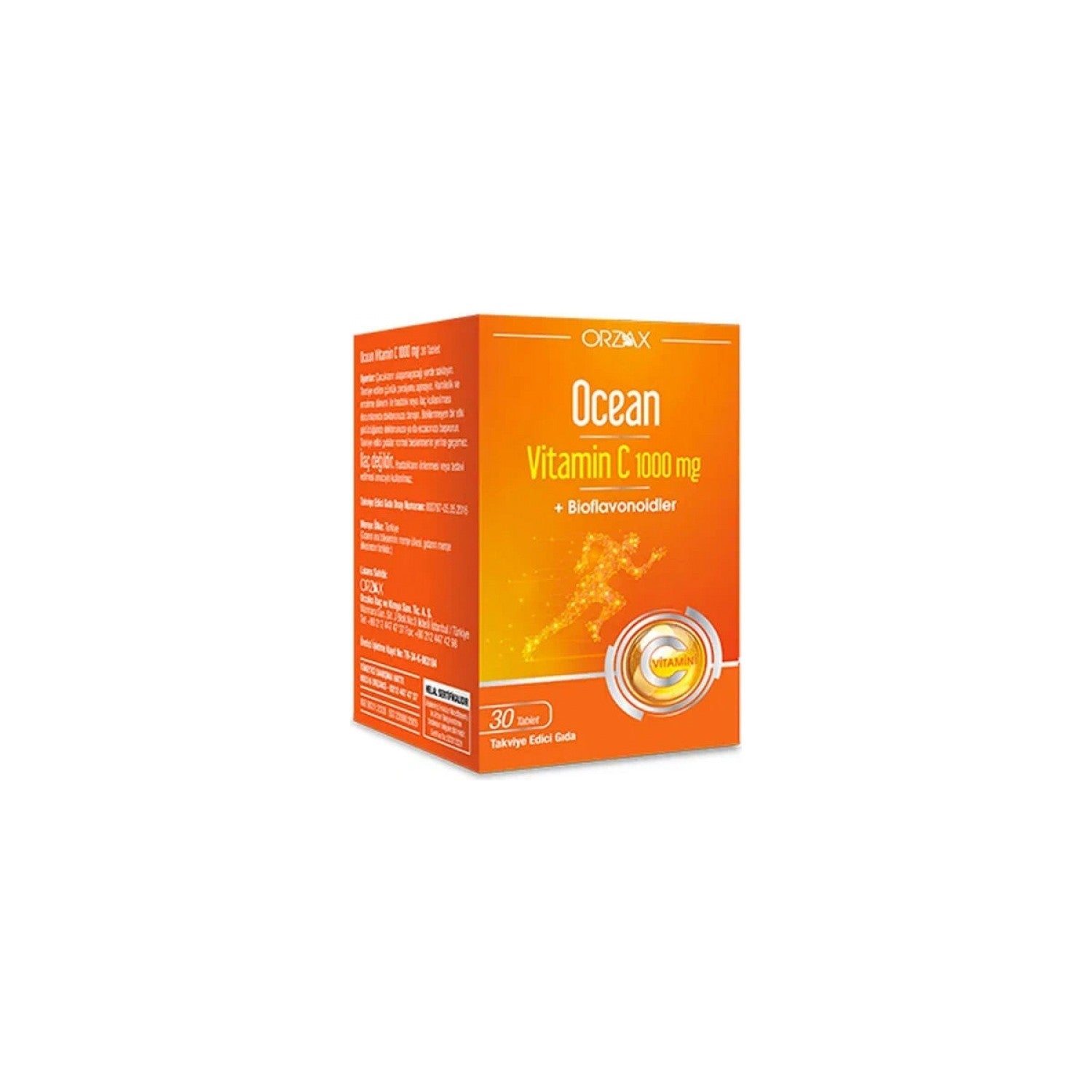 Orzax Ocean Vitamin C 1000 mg 30+30 Tablet 1 Alana 1 Bedava - MALLTURK