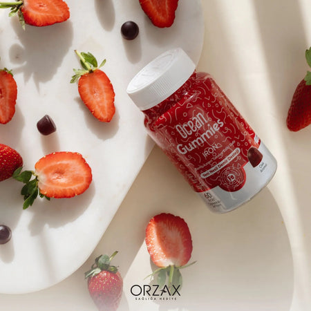 Orzax Ocean Gummies Iron Cignenebilir Jel Form 60 Pieces - MALLTURK