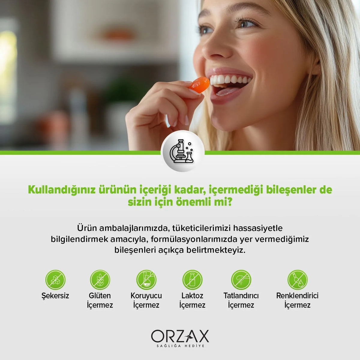 Orzax Ocean Gummies Iron Extra 60 Chewable Formu Iron with Dietary Supplement Turkey Origin - MALLTURK