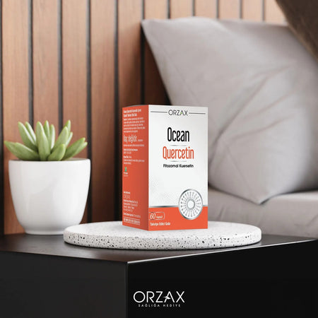 Orzax Ocean Quercetin 100 Mg 60 Capsule Turkey Origin Dietary Supplement Fitozomal Kuersetin - MALLTURK