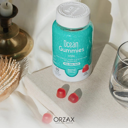 Orzax Ocean HSN 60 Pieces Biotin Folik Asit Keratin with Cignenebilir Jel Form - MALLTURK