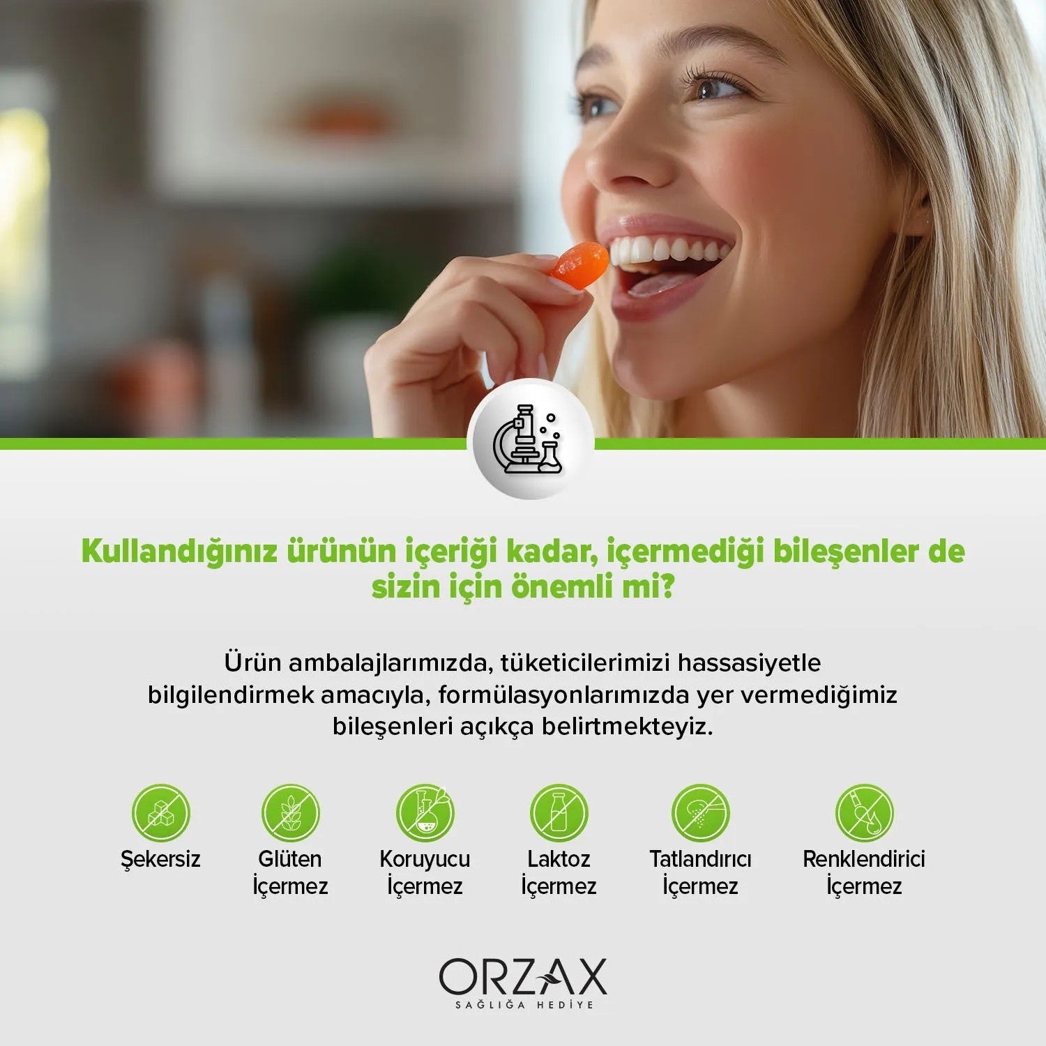 Orzax Ocean HSN 60 Pieces Biotin Folik Asit Keratin with Cignenebilir Jel Form - MALLTURK