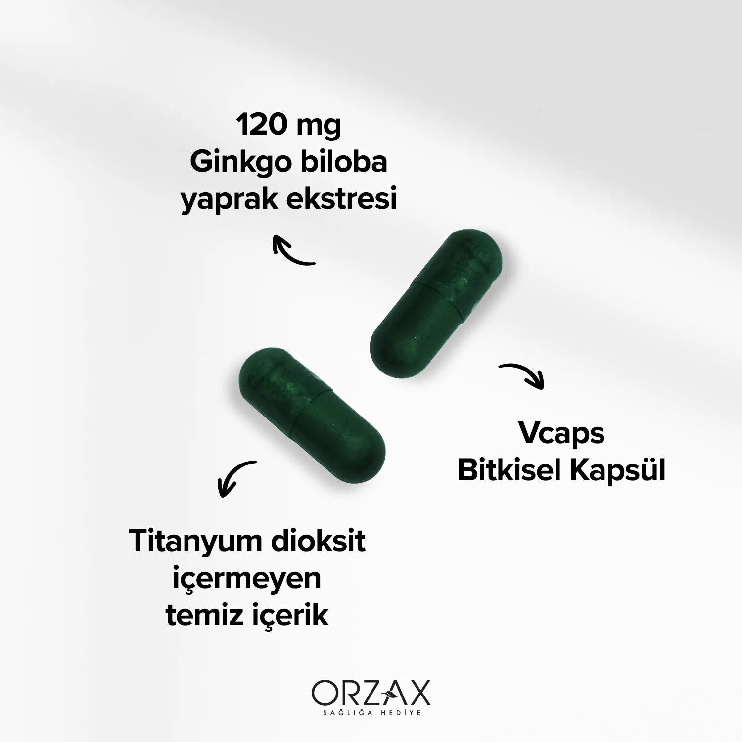 Orzax Ocean Ginkgo Biloba 30 Capsule - MALLTURK