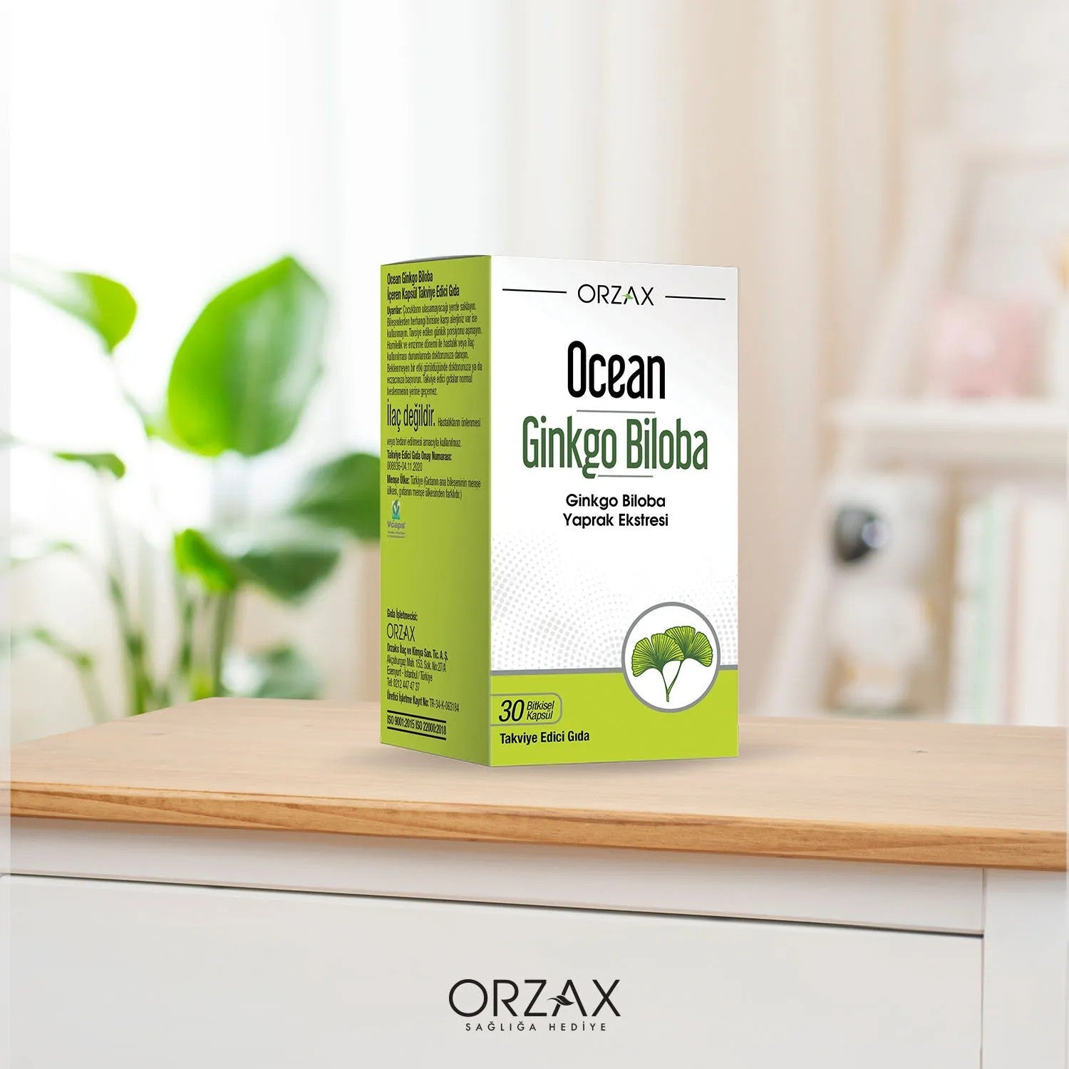 Orzax Ocean Ginkgo Biloba 30 Capsule - MALLTURK