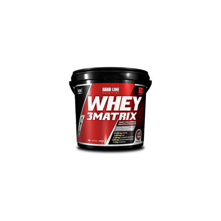 Hardline Nutrition Whey 3matrix Strawberry Flavored Protein Powder 3600 gr - MALLTURK