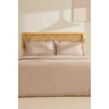 Karaca Home Helios %100 Cotton Double Duvet Cover Set Stone - MALLTURK
