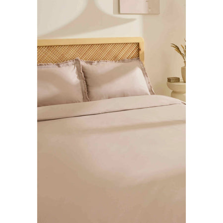 Karaca Home Helios %100 Cotton Double Duvet Cover Set Stone - MALLTURK