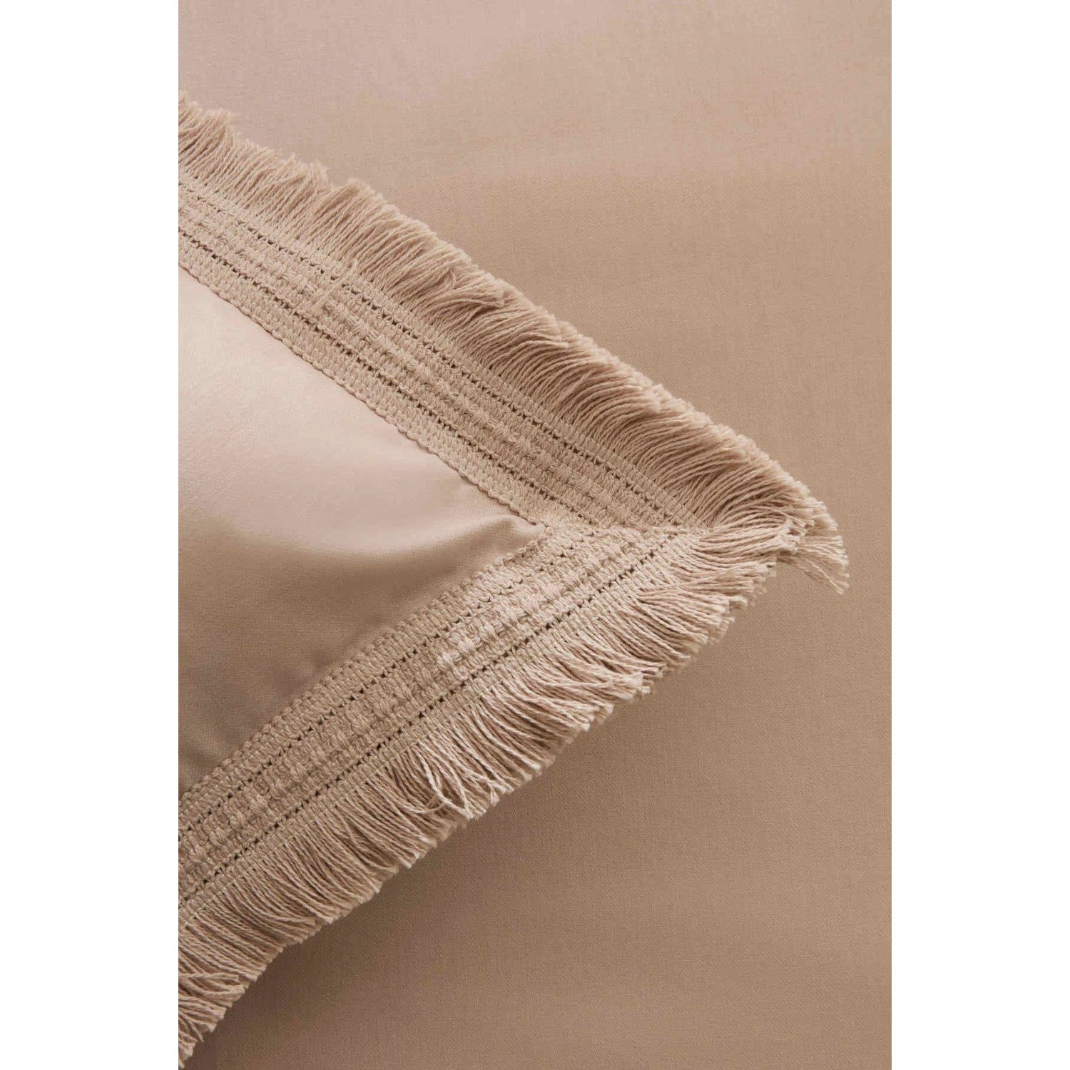 Karaca Home Helios %100 Cotton Double Duvet Cover Set Stone - MALLTURK