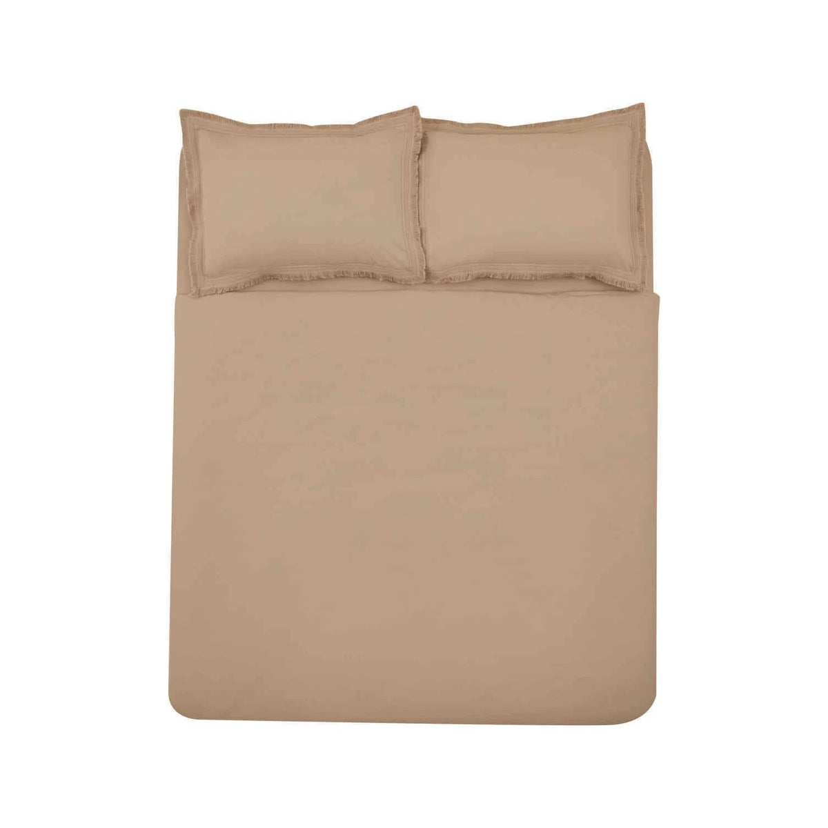 Karaca Home Helios %100 Cotton Double Duvet Cover Set Stone - MALLTURK