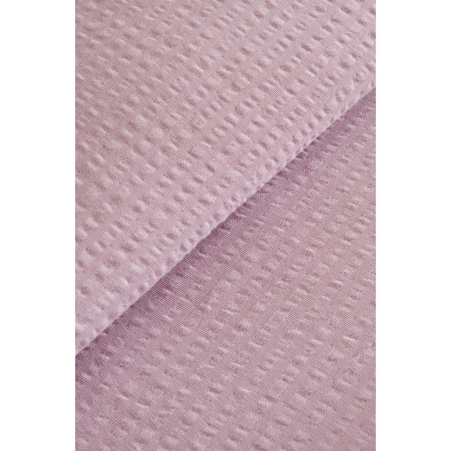 Karaca Home Luka 100% Cotton Ruffled Muslin Single Duvet Cover Set Lilac - MALLTURK