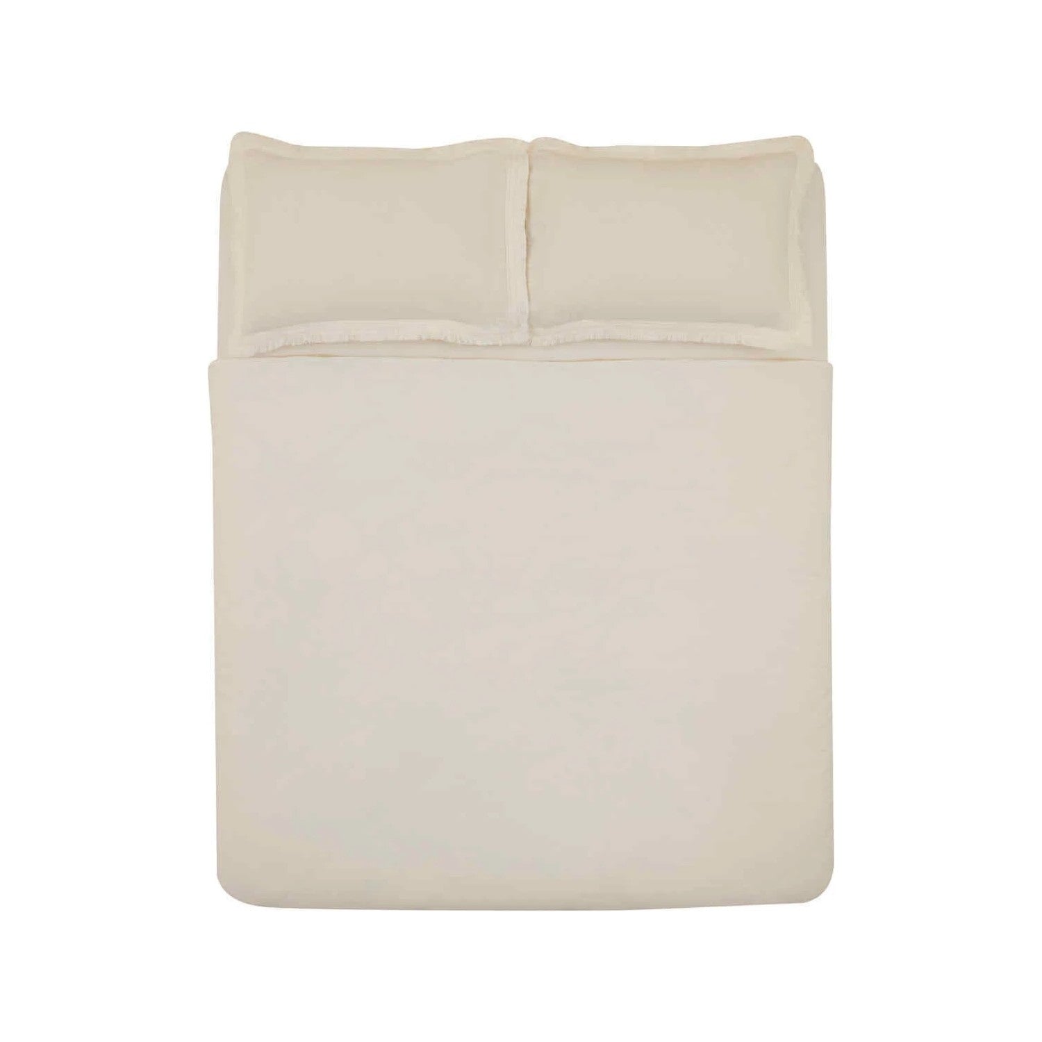 Karaca Home Helios %100 Cotton Double Duvet Cover Set White - MALLTURK