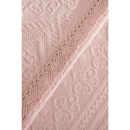 Karaca Home Adelia Fistolu Double Bedspread Set Powder Pink - MALLTURK