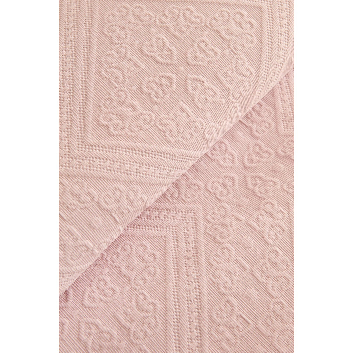 Karaca Home Adelia Fistolu Double Bedspread Set Powder Pink - MALLTURK