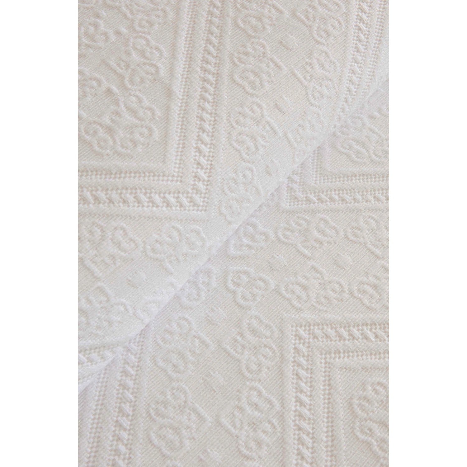 Karaca Home Adelia Frilled Double Bedspread Set White - MALLTURK