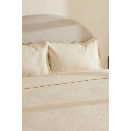 Karaca Home Adelia Fistolu Double Bedspread Set Natural - MALLTURK