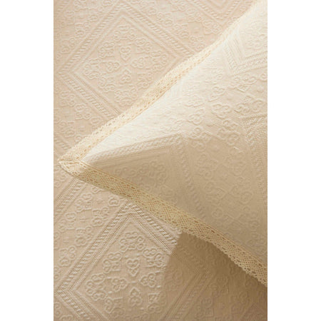 Karaca Home Adelia Fistolu Double Bedspread Set Natural - MALLTURK