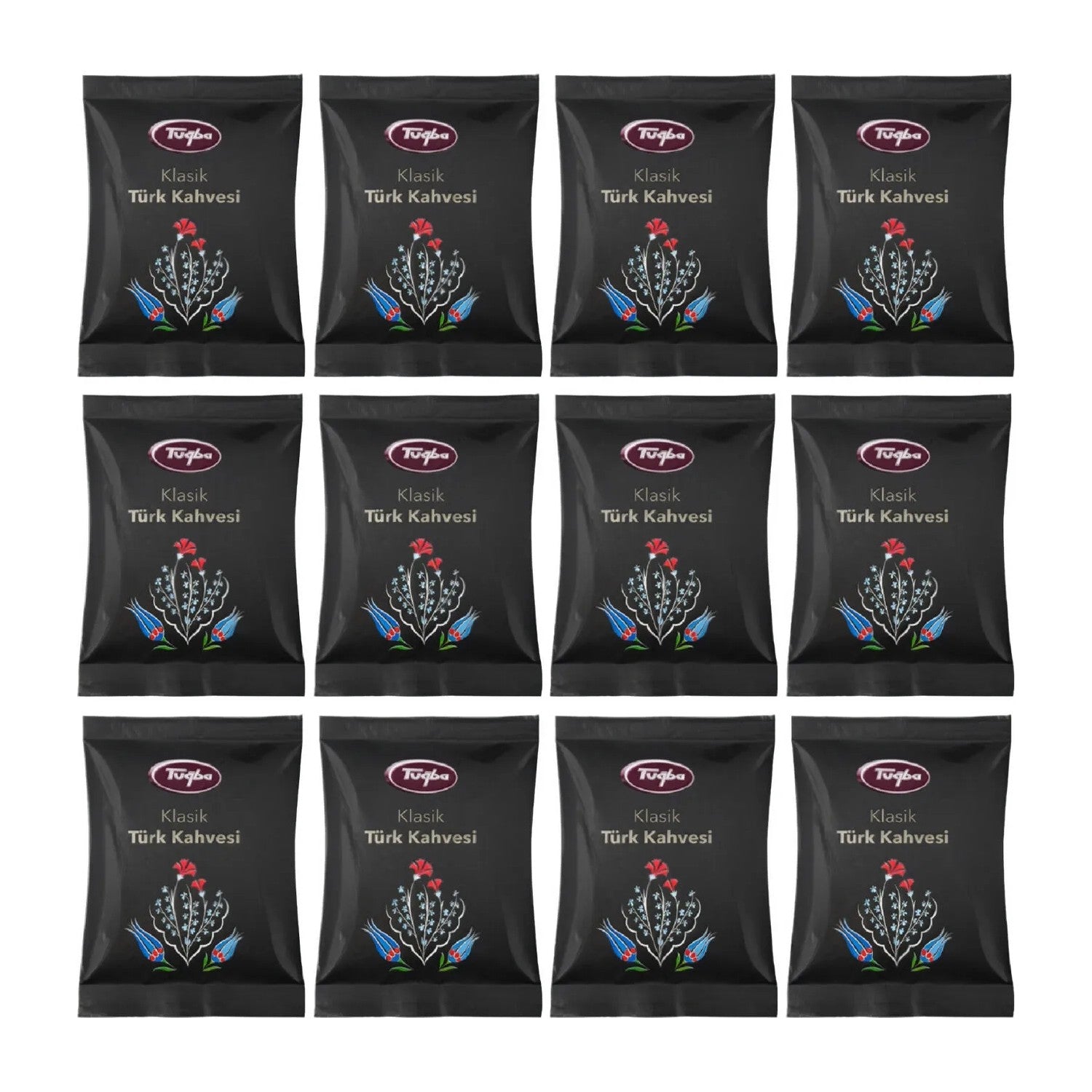 Tugba Dried Nuts Turkish Coffee 100 gr*12 - MALLTURK