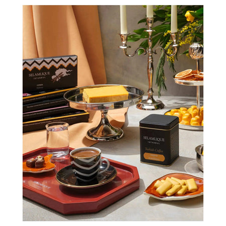 Selamlique istanbul - Selamlique Orange Flavored Turkish Coffee 125 gr - Flavored Coffee from istanbul - MALLTURK