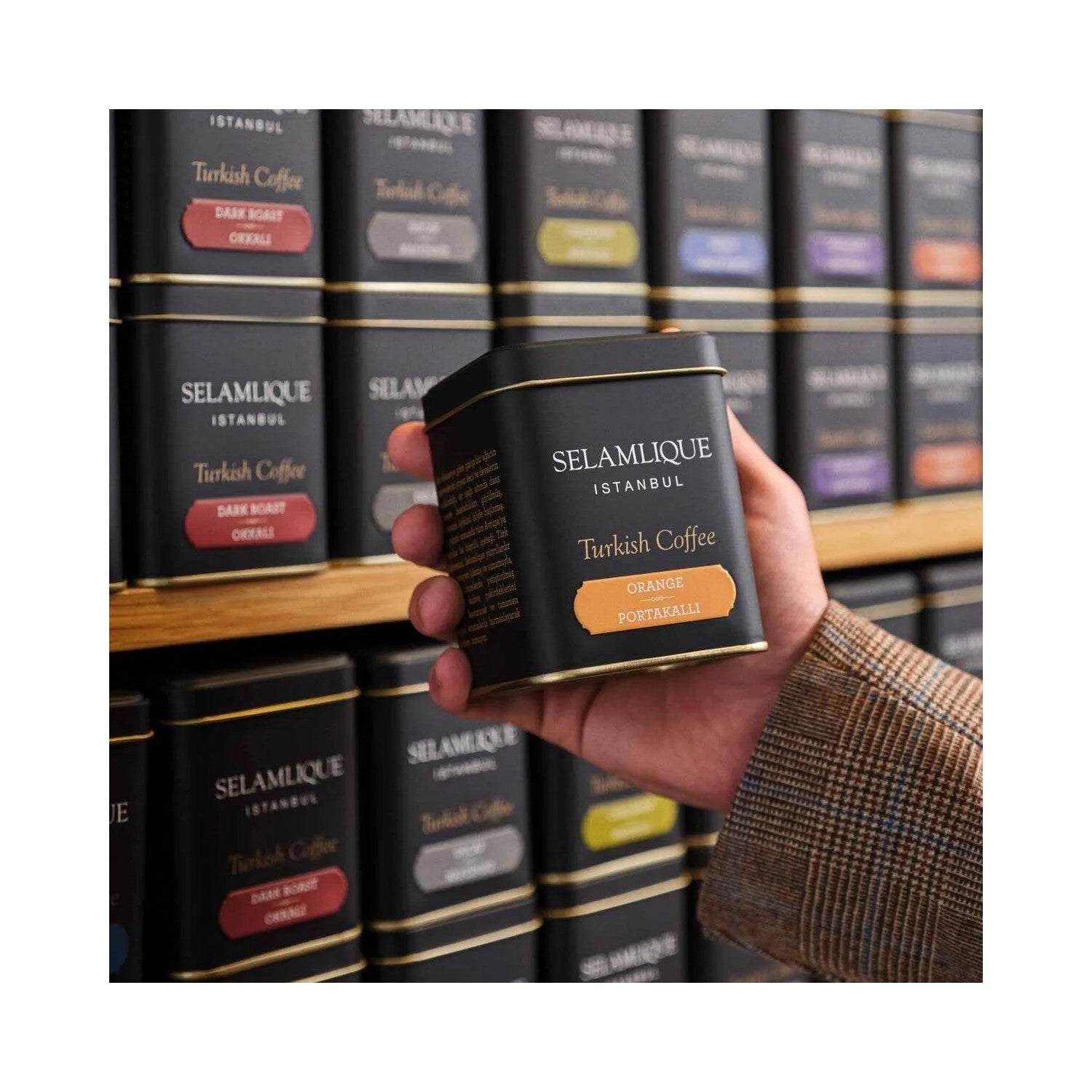 Selamlique istanbul - Selamlique Orange Flavored Turkish Coffee 125 gr - Flavored Coffee from istanbul - MALLTURK