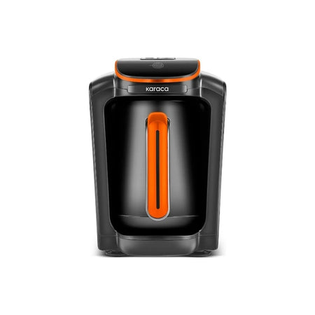 Karaca Hatir Neo-S Automatic Turkish Coffee Maker, Orange, 5-Cup Capacity - MALLTURK