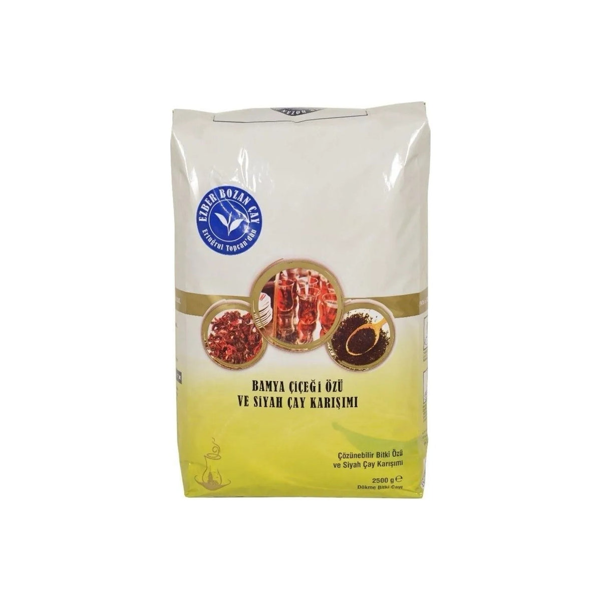 Ezber Bozan tea 2,5 kg black tea and Bamya Cicegi Ozlu Turkiye Menseli quality loose leaf tea - MALLTURK