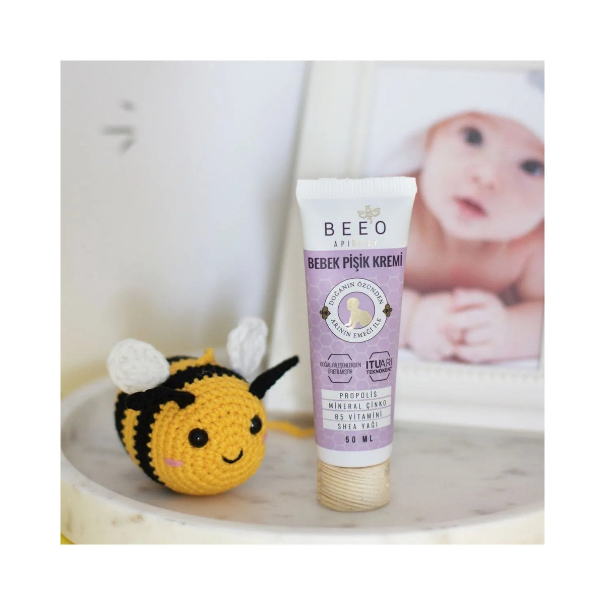 BEE'O Apibaby 50 ml With Propolis Diaper Care Cream