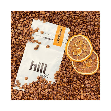 Hill Coffee Orange Flavored Turkish Coffee 200g - MALLTURK