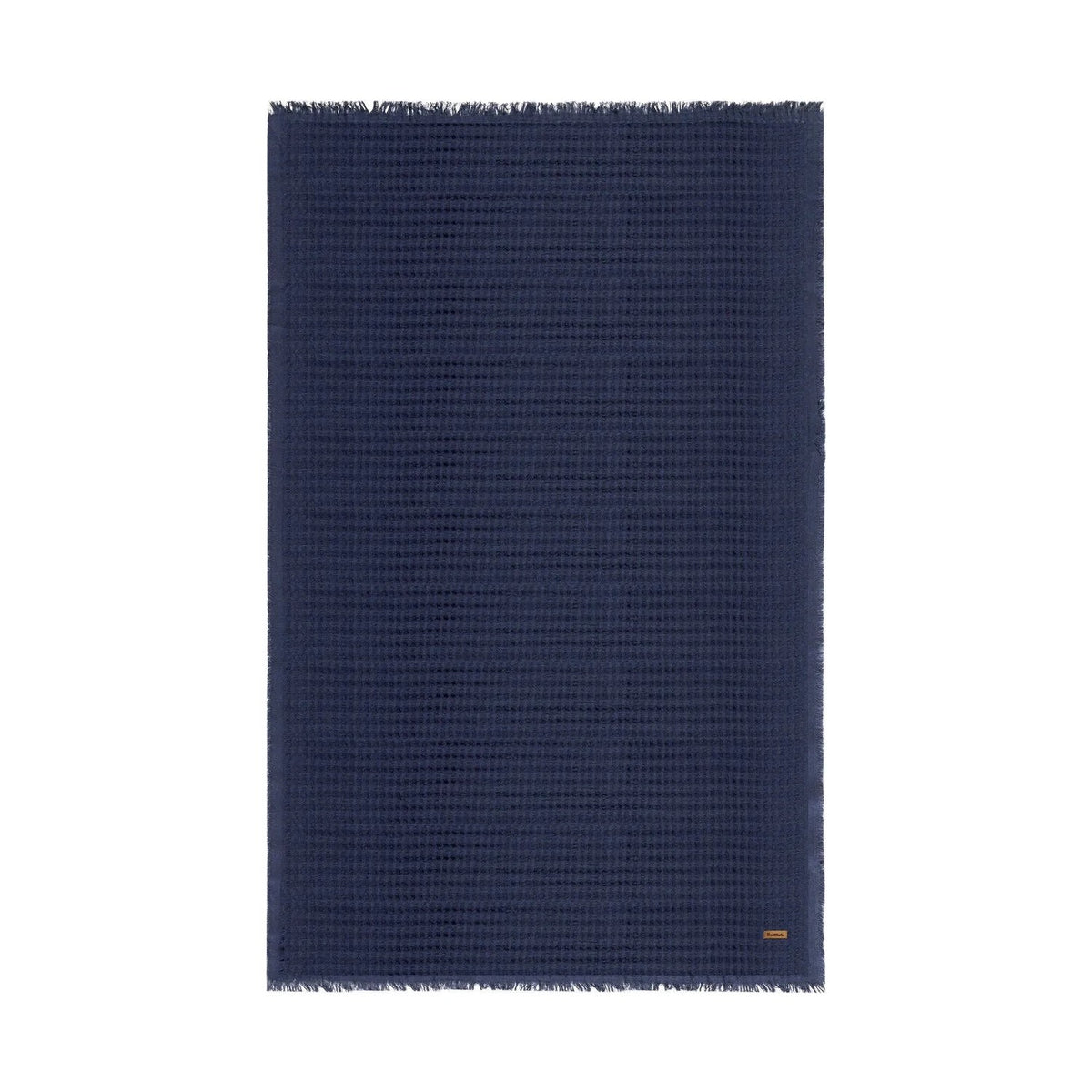 Ozdilek Waffle Beach Towel 70x140 cm Navy Blue - MALLTURK