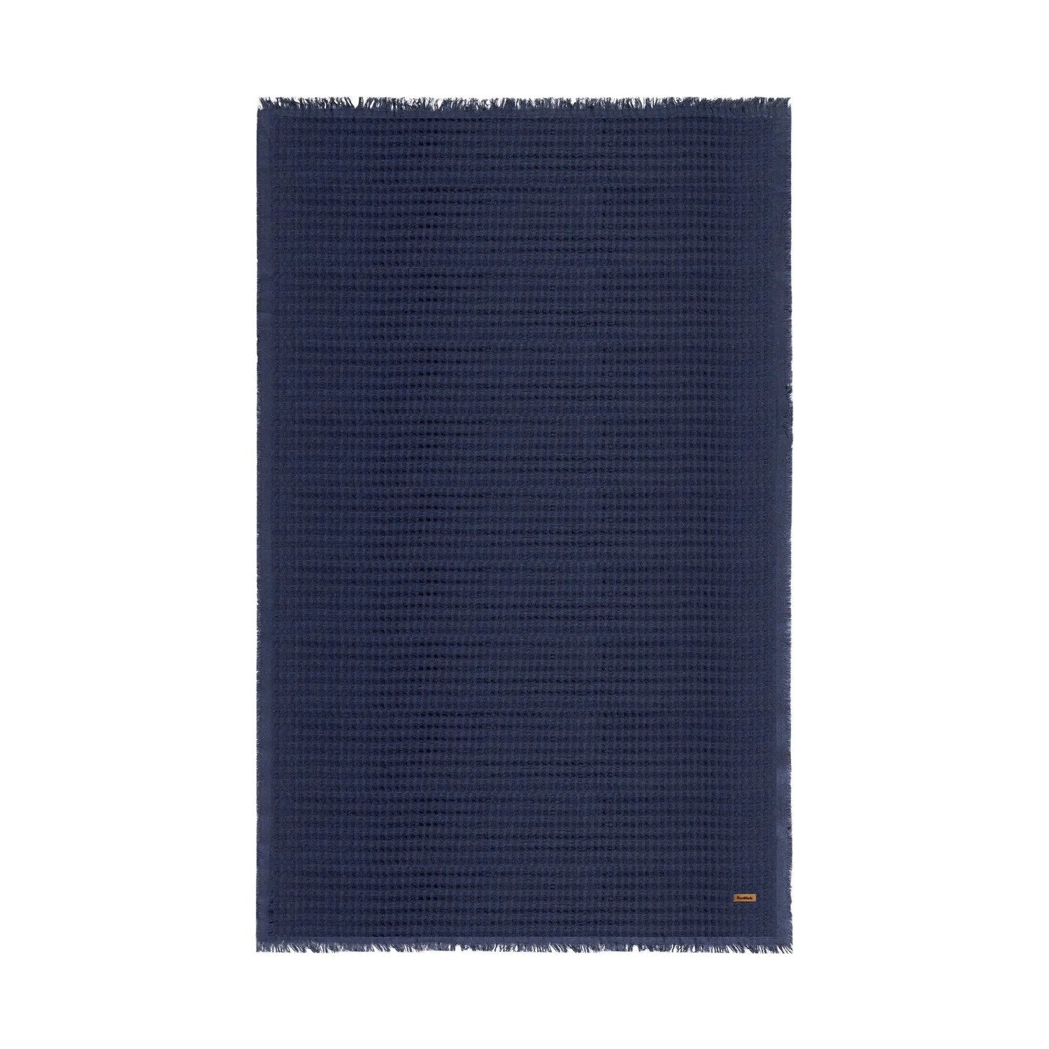 Ozdilek Waffle Beach Towel 70x140 cm Navy Blue - MALLTURK