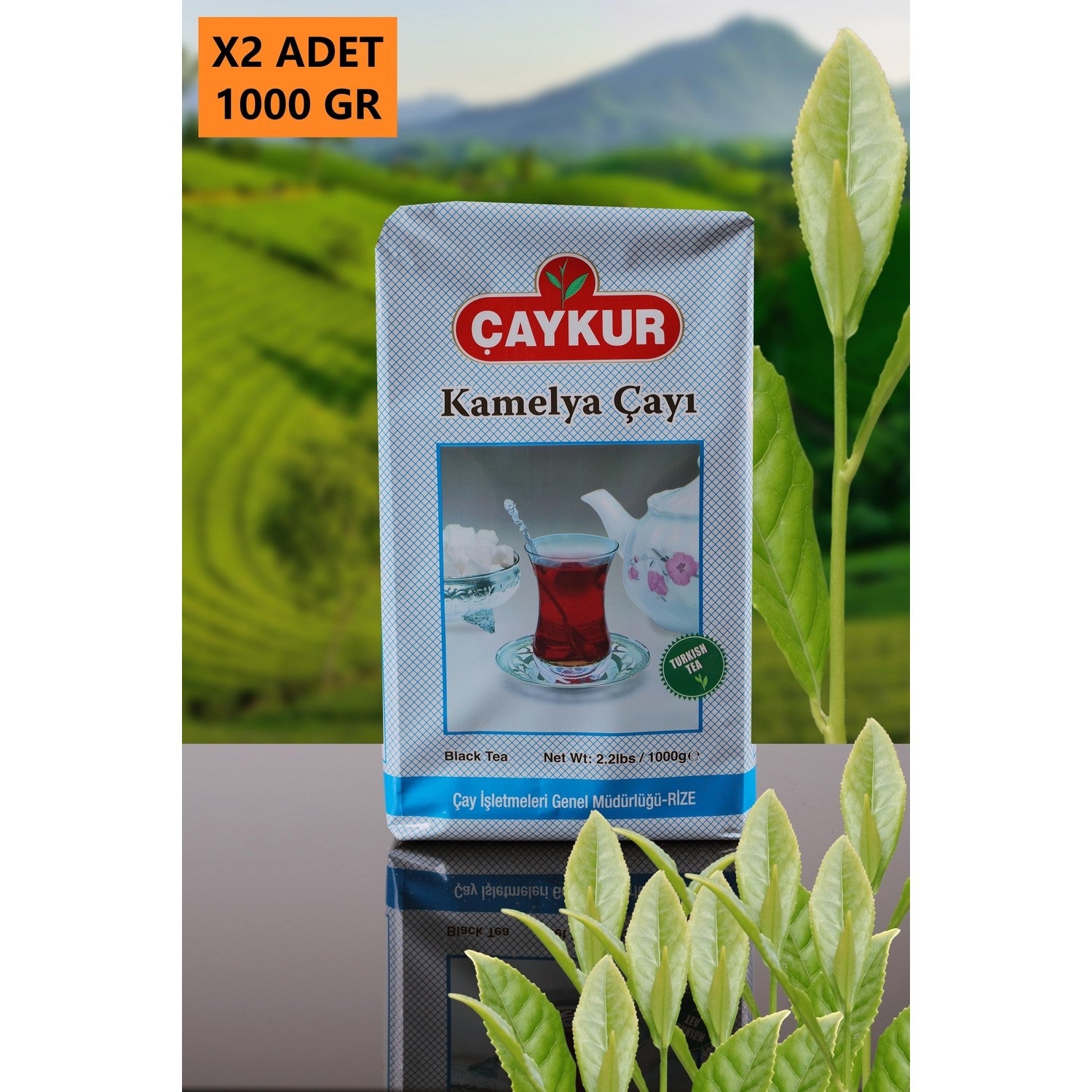 Caykur Kamelya tea 1000 g 2 pieces - MALLTURK