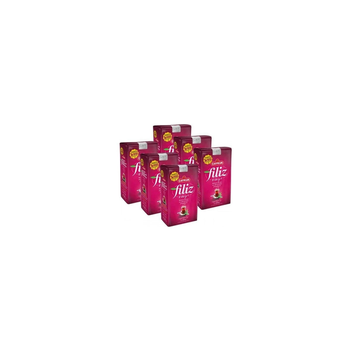 Caykur sprout black tea 1000 g x 6-pack 6 kg natural leaf tea - MALLTURK