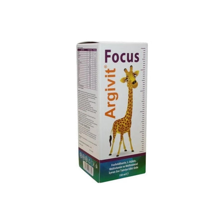 Argivit Focus 150 ml Fosfotidilserin L-Arjinin Multivitamin Turkey Origin Dietary Supplement - MALLTURK