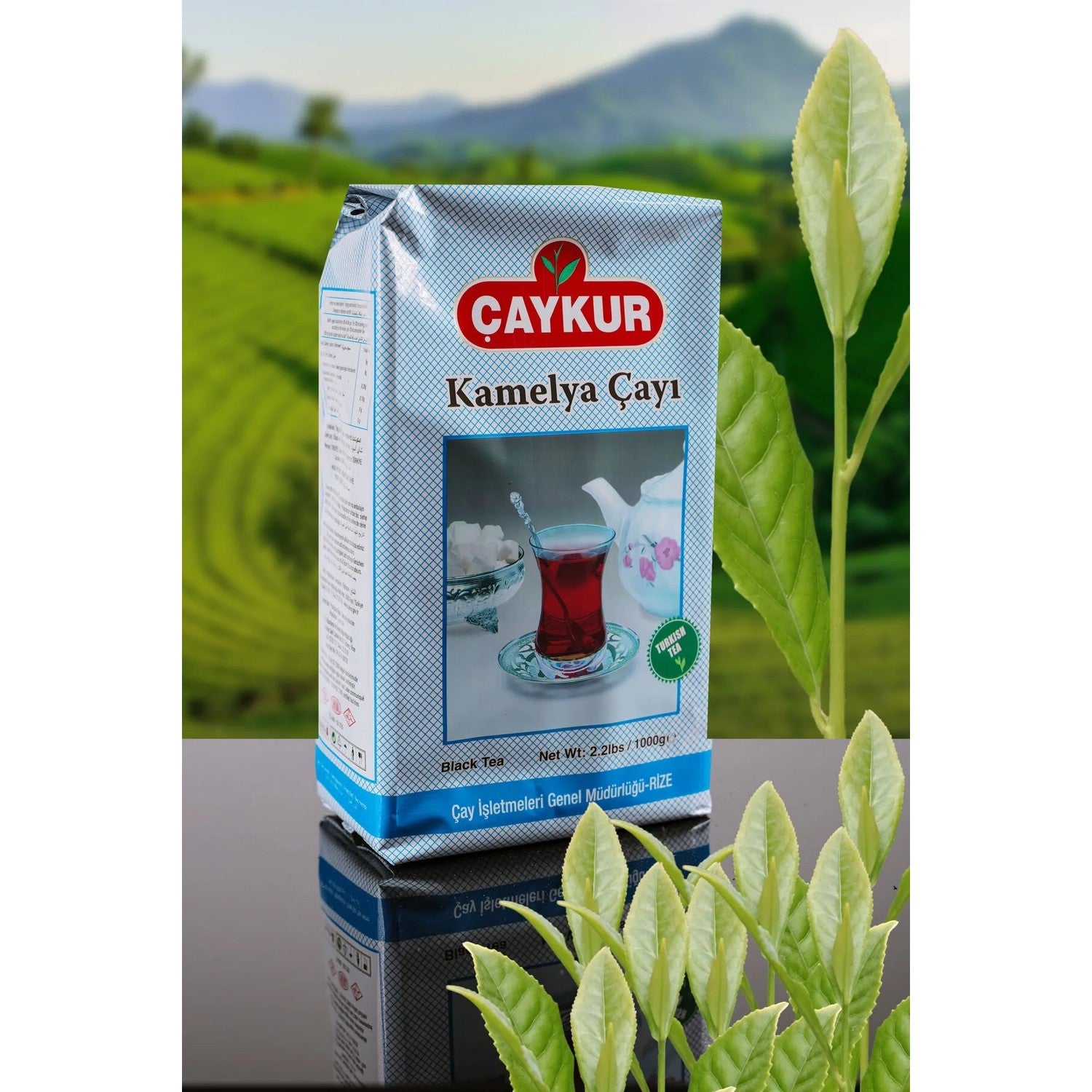 Caykur Kamelya tea 1000 g black tea smooth taste Kalitesiyle natural aroma - MALLTURK