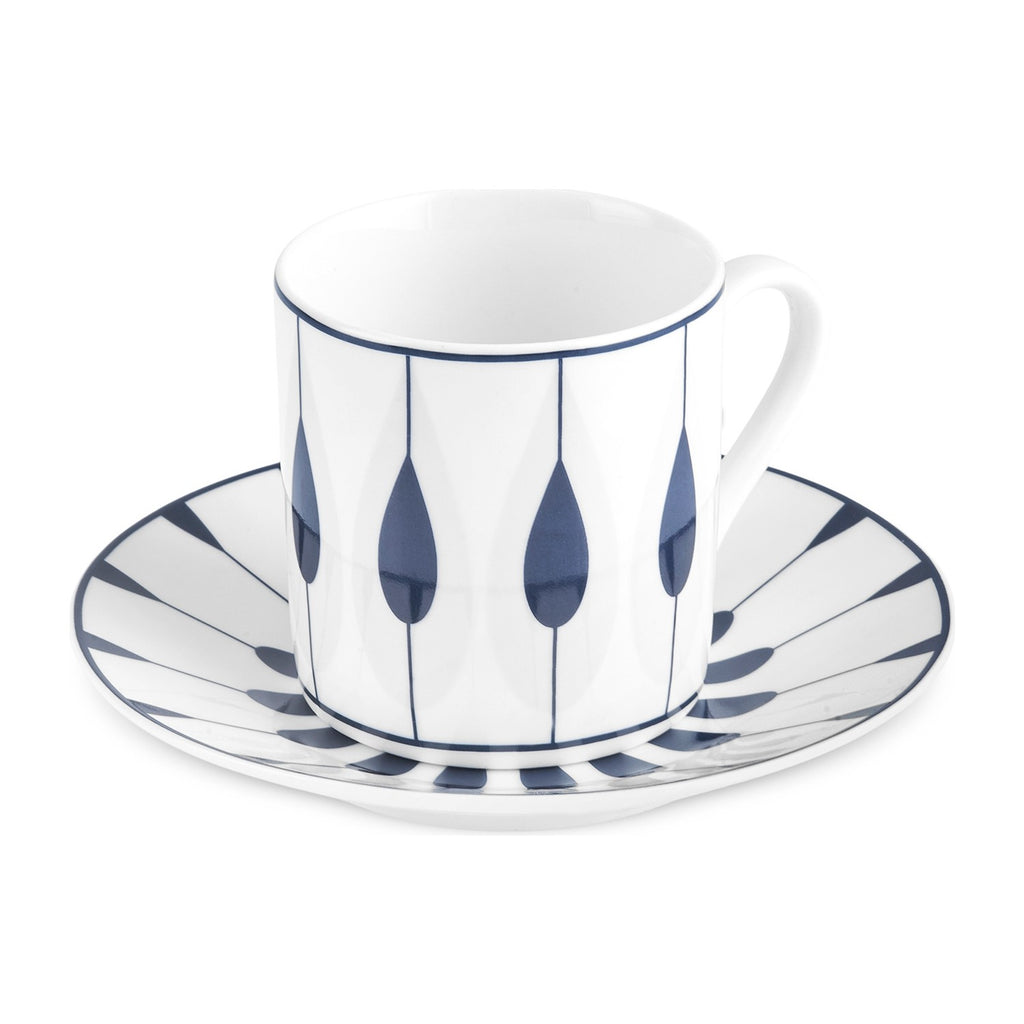Karaca Ahenk Turkish Coffee Cup Set for 6, 80 ml