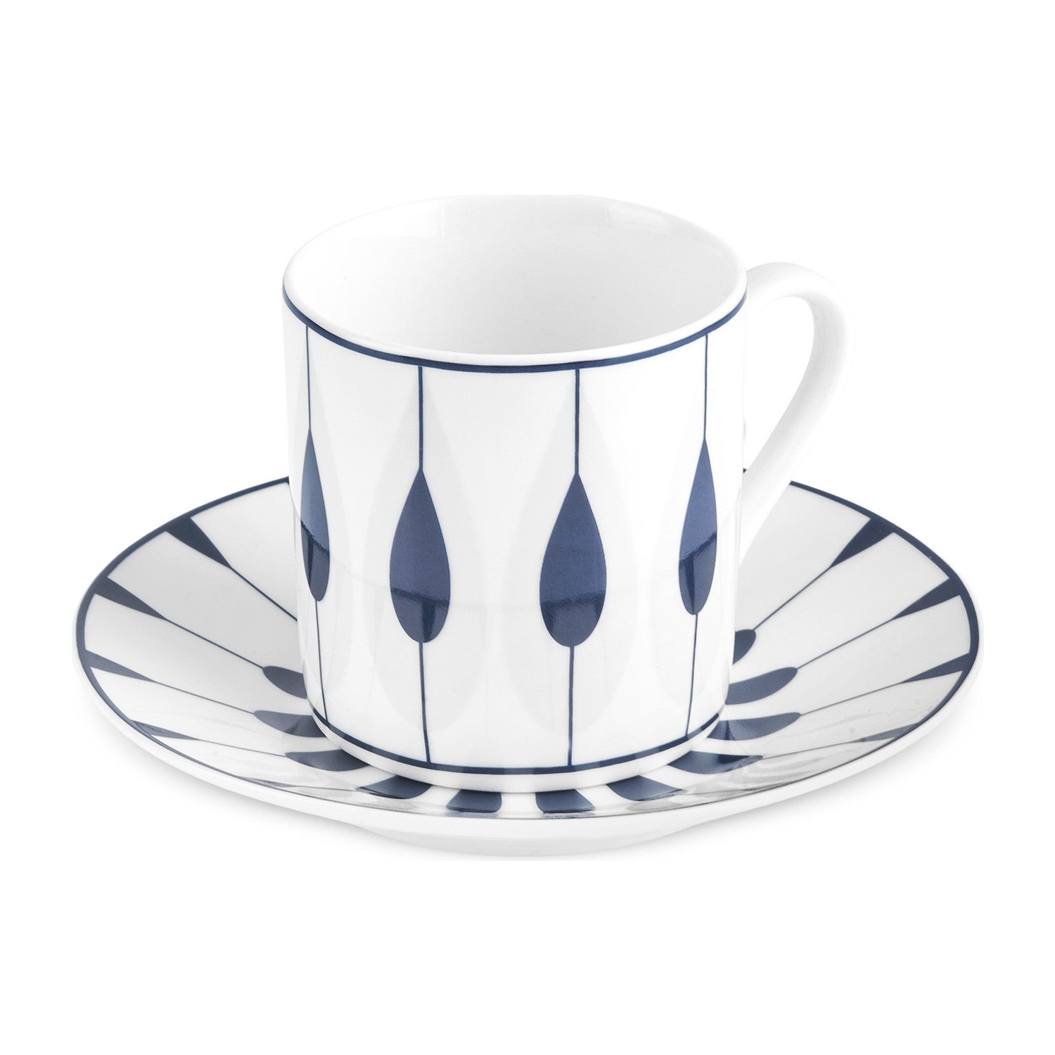 Karaca Ahenk Turkish Coffee Cup Set for 6, 80 ml