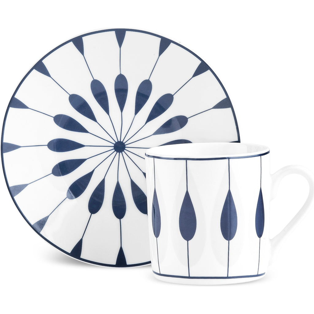 Karaca Ahenk Turkish Coffee Cup Set for 6, 80 ml