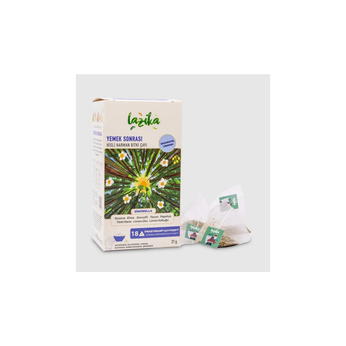 Lazika Sulale Boyu tea Seti - 2 x black tea, 2 x bergamot flavored black tea, green tea, Yemek Sonrasi - MALLTURK