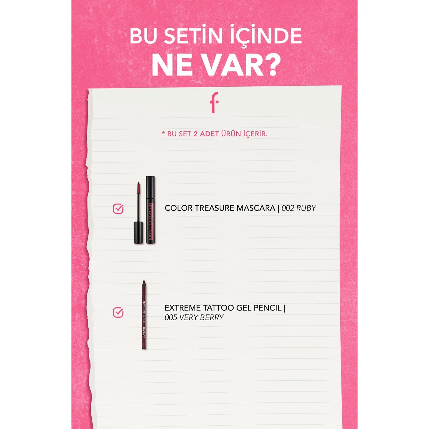 Flormar Color Tattoo Makeup Set