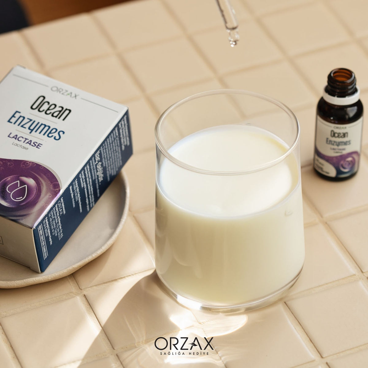 Orzax Ocean Enzymes Lactase Drops 20 ml Sivi Dietary Supplement India Origin - MALLTURK