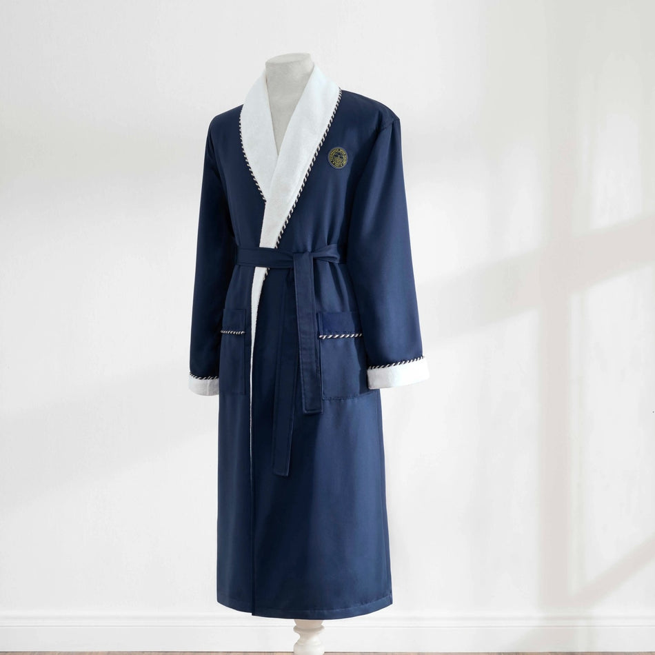 Tac Licensed Fenerbahce Double Collar XL Adult Bathrobe - MALLTURK