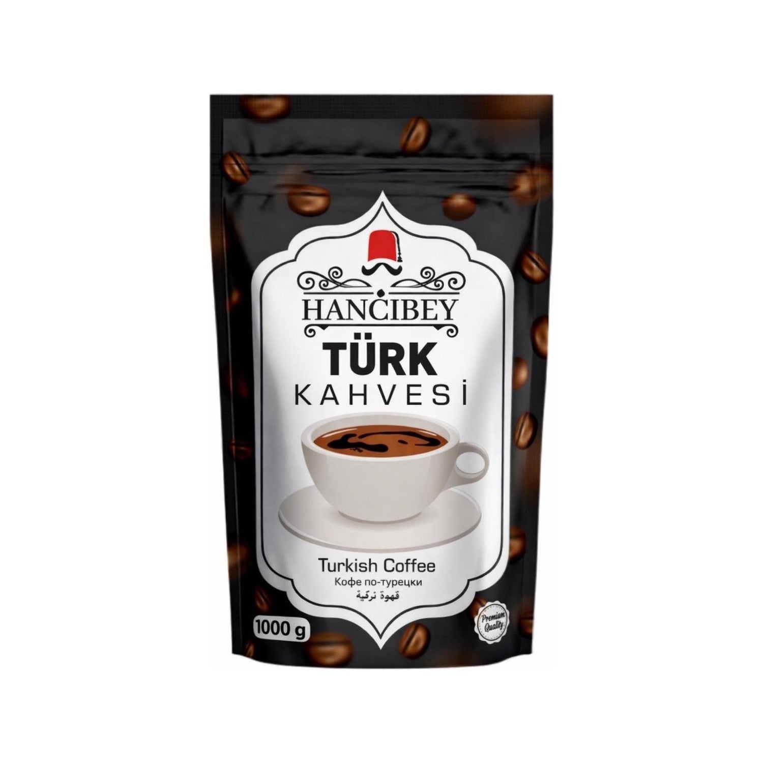 Hancibey Turkish Coffee, Medium Roast, 1kg - MALLTURK