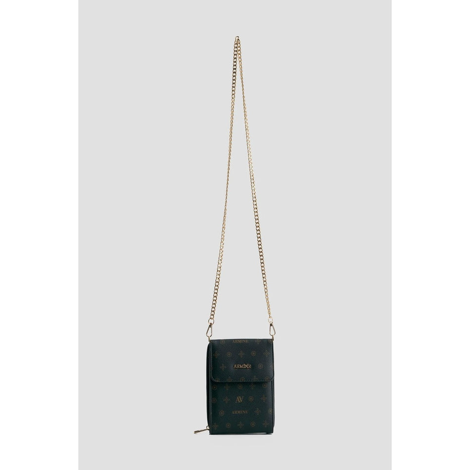 Armine Printed Handbag Black